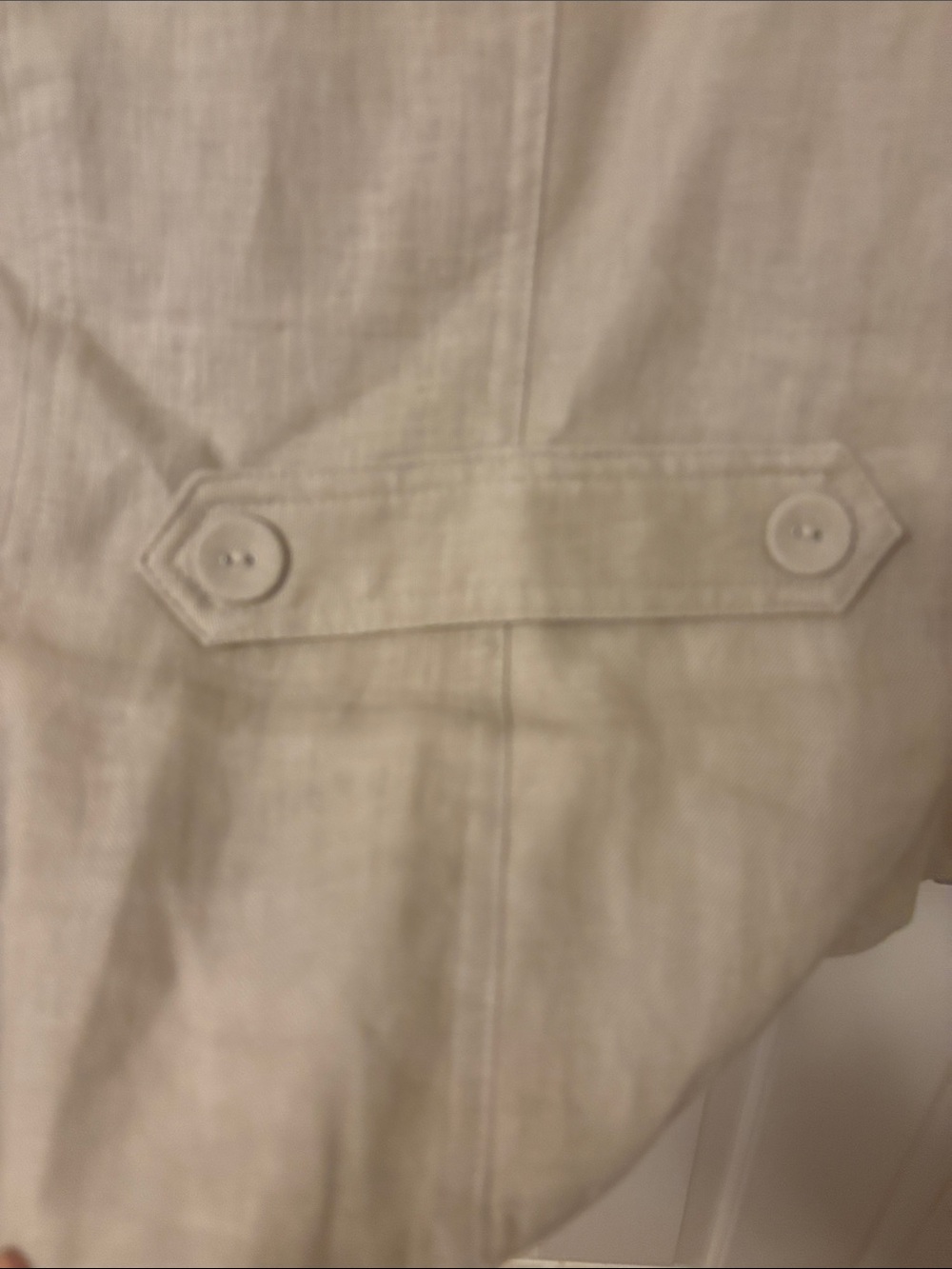 Multiples Taupe Ruffle-Trim Button Front Jacket - Picture 6 of 6